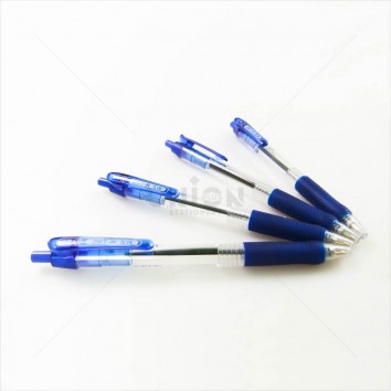 M&G ปากกาลูกลื่น กด HI-LINE 0.7 BP-8106 <1/12> สีน้ำเงิน